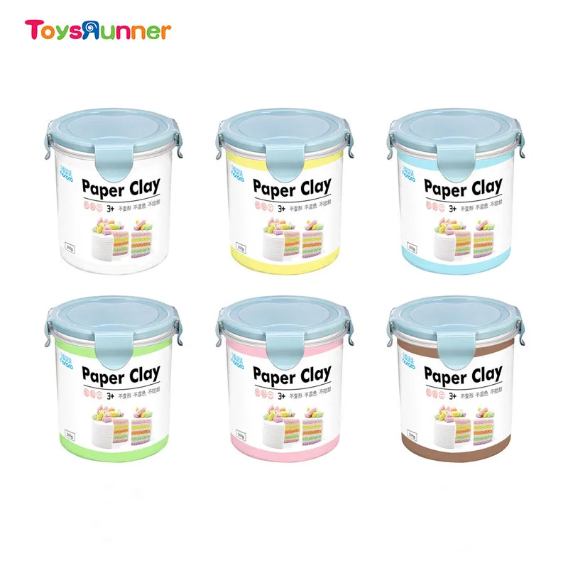 800ml new soft  educational colorful clay children toys style cake slime paper clay