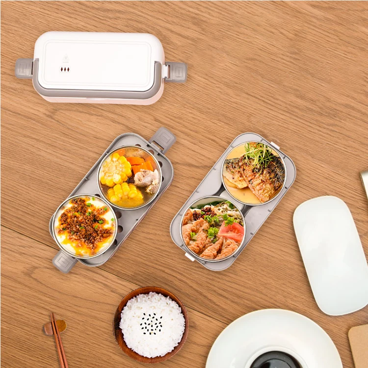 Heating Food Warmer Rice Container Dinnerware Sets for self heating electric lunch box