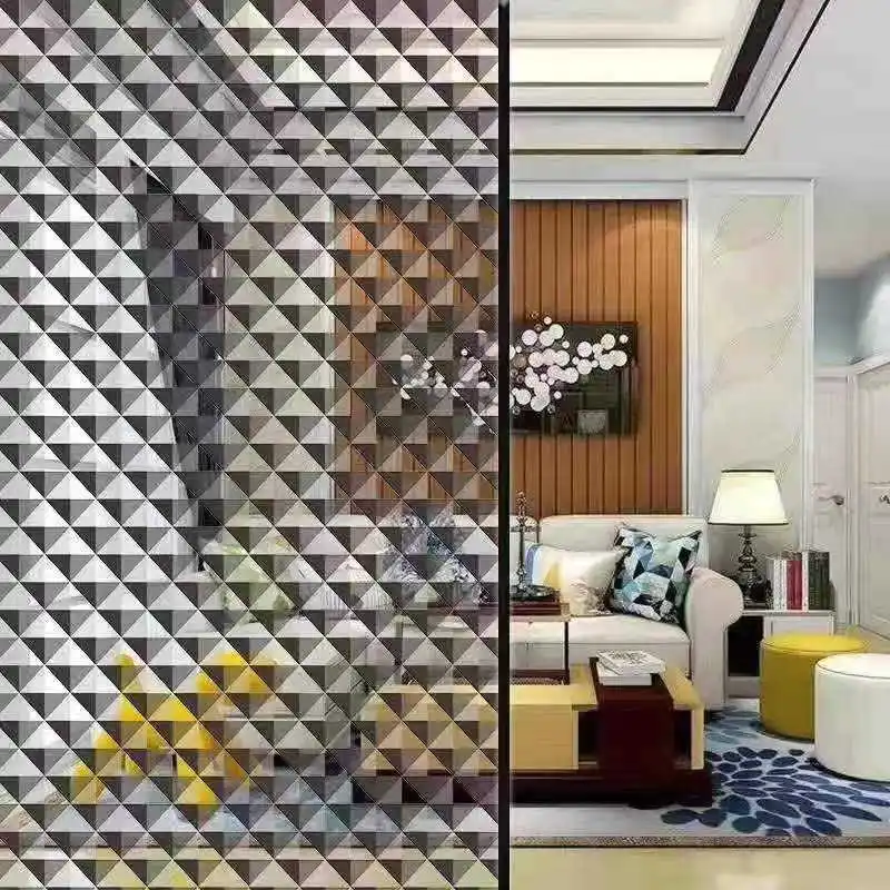 Factory OEM Office Building Shopping Mall Glass Decoration  Frosted Transparent film Window Privacy Film