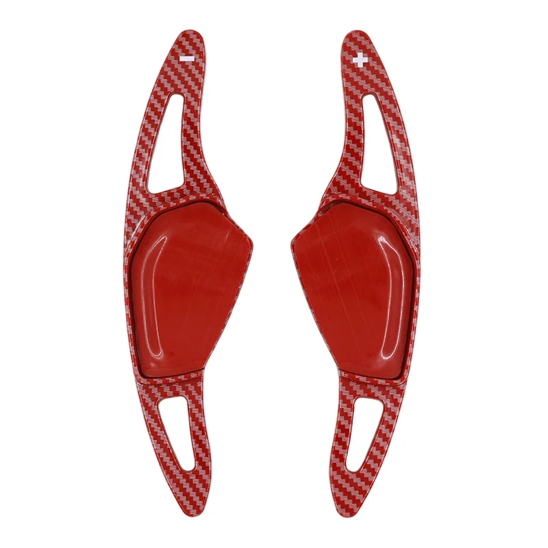 2pcs ABS Car Sports Shift Paddle Shifter For Skoda Octavia A8 MK4 ENYAQ IV RS VRS 2020 2021 2022 2023 Karoq Kodiaq Wheel Sticker