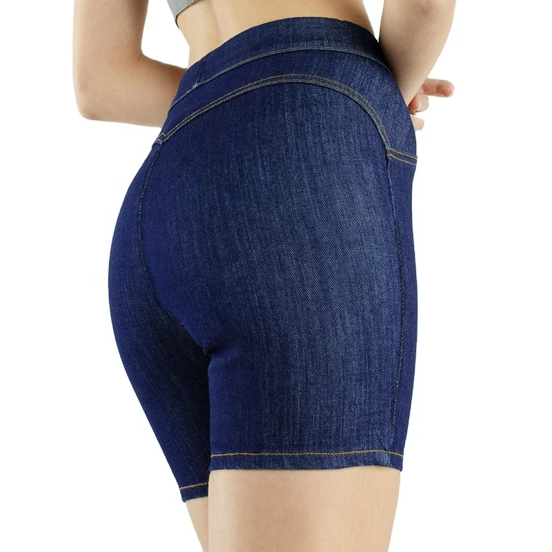 SKYKINGDOM new arrival wholesale blue leggings jean female jeans denim shorts high waist for women