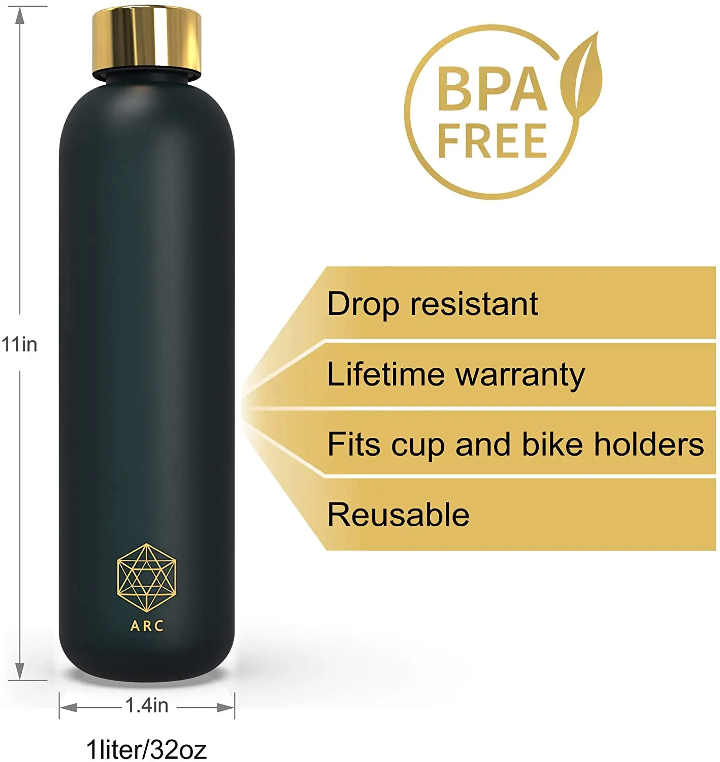 Amazon Hot Sale BPA Free Motivational Time Marker 32 OZ Water Bottles With Times To Drink