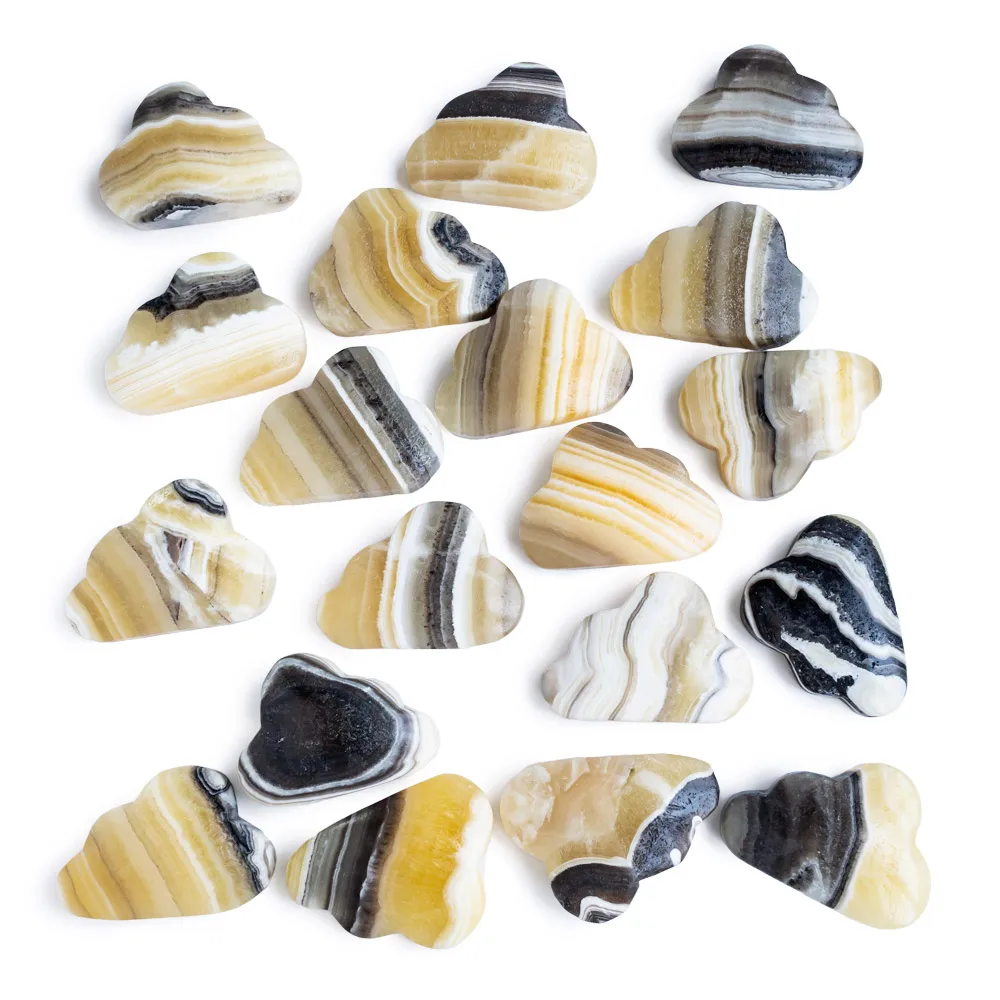 Wholesale natural crystal carving folk crafts healing calcite crystal clouds