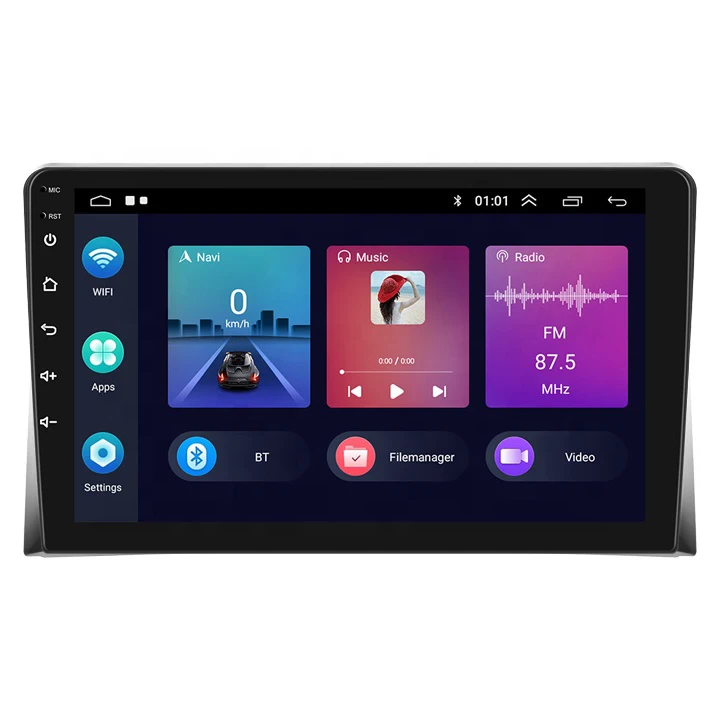 Crbrillar 9' Car Radio Android 12 Carplay Android Auto GPS RDS HIFI with AHD Camera For Volkswagen Multivan 2008-2015