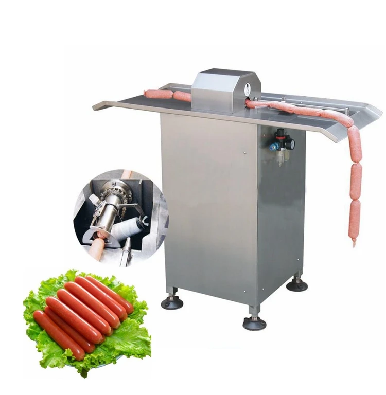 Sausage Linking twisting knotting tying Machine/ Fully Automatic Sausage Tying Machine