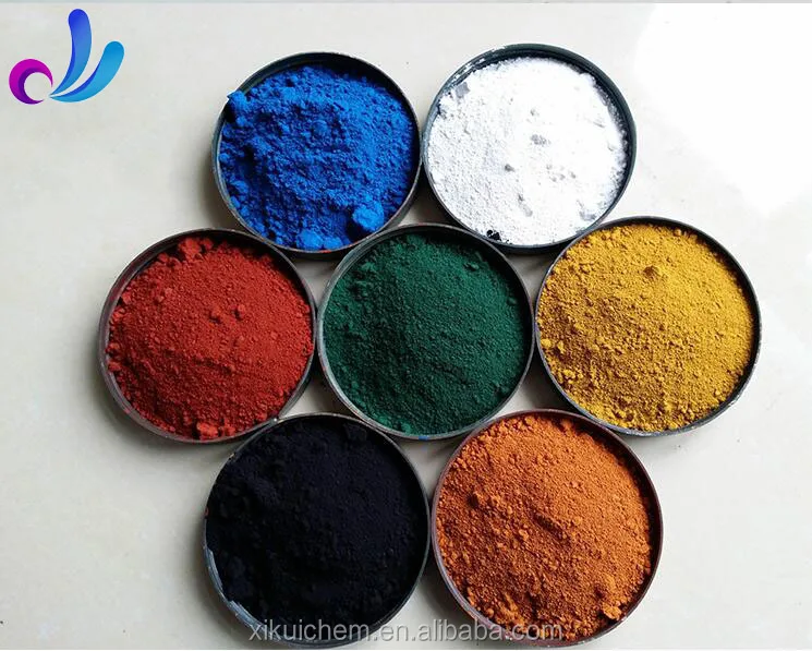 Окрашенный черный оксид железа для цветных бетонных кирпичей