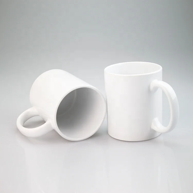 Wholesale AAA ceramic mug 11oz aaa white sublimation 11oz mug dimensions custom cup for sublimation