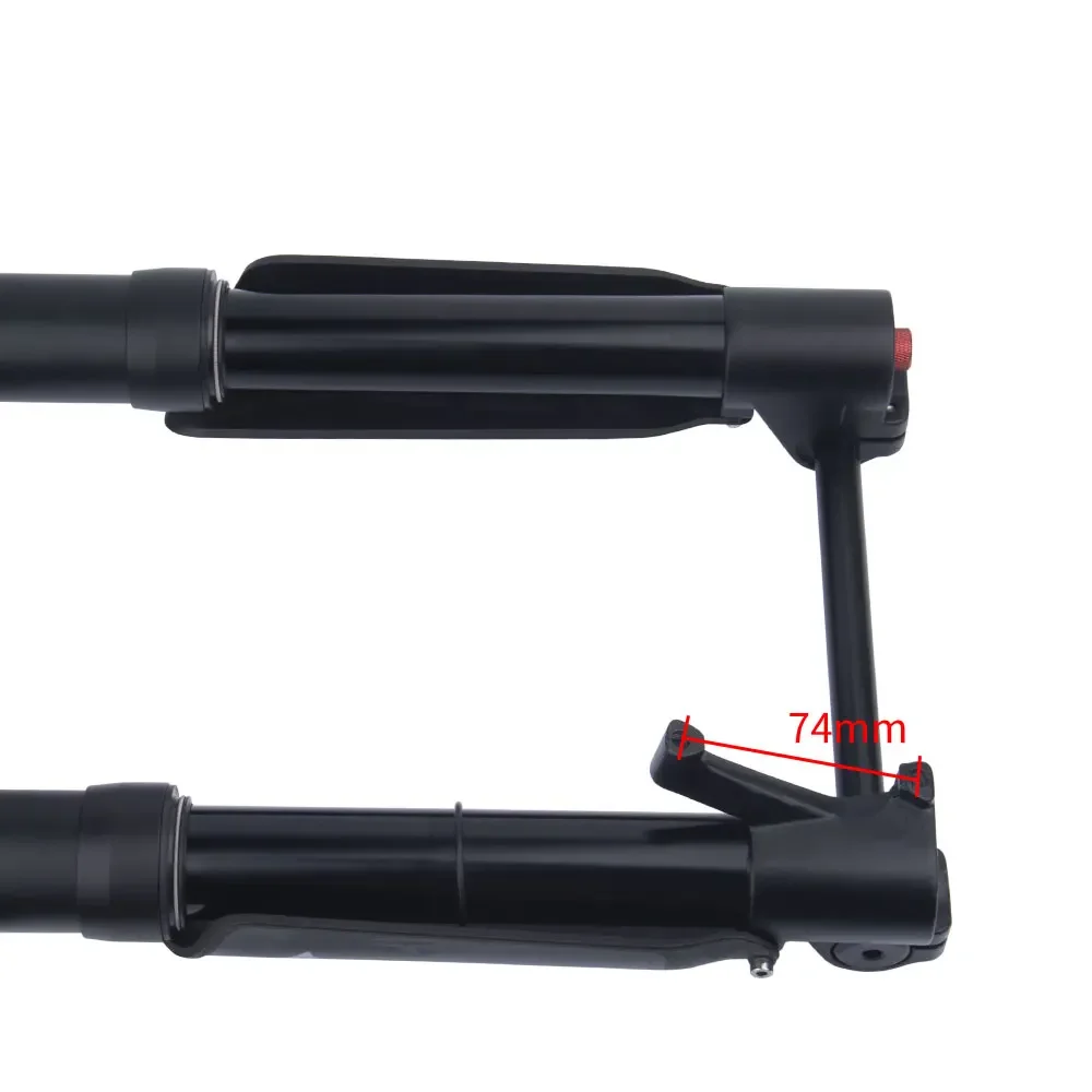 Bolany Inverted Fork Thru Axle 150*15mm For 26inch Snow Bike MTB E-bike *5.0 Fat Tire Suspension Shock Absorber
