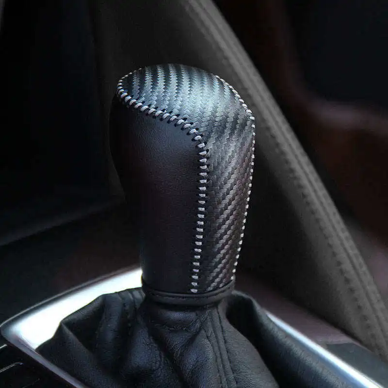Wholesale customized  car gear shift hoddie leather car gear knob for Mazda cx-5 knob shifter dust boot