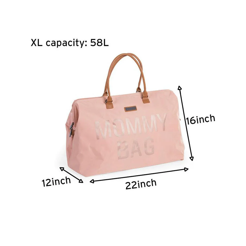 design wide open insulated milk bottle maternity cooler fashion baby Diaper tote nappy mommy bag