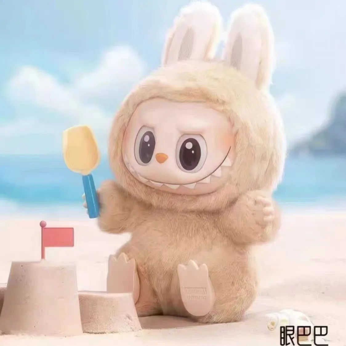 SS New Design Macron V2 Labubu Have A Seat Series Vinyl Toy Pendant Doll Collection Decoration