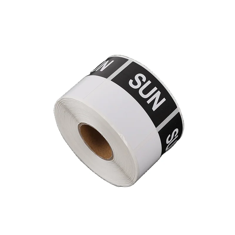 Custom Print Logo Color Label Sticker Waterproof Direct Thermal Etiquetas Printing Barcode Scale Shipping Label Sticker Rolls