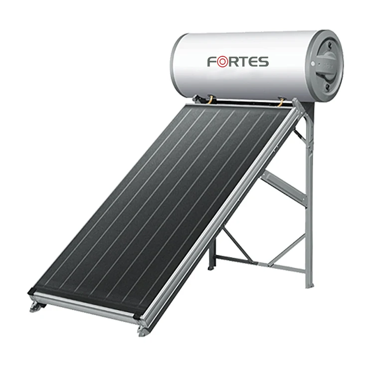 Complete100L 150L 200L 300L iterFortes flat panel solar heating Evacuated Tube Stainless Steel Solar Water Heater