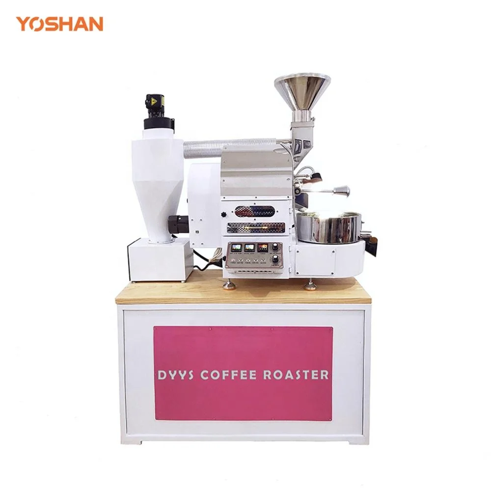 Coffee Bean Roaster 1kg Gas Coffee Roasting Machine Used at Home or Cafe