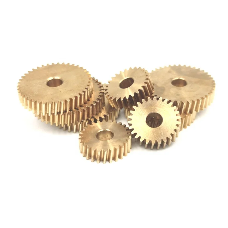 Custom Buy Small  Brass Helical Gear