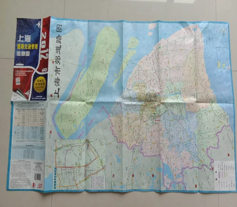 Nontearable Waterproof Tevek Map customized tyvek maps