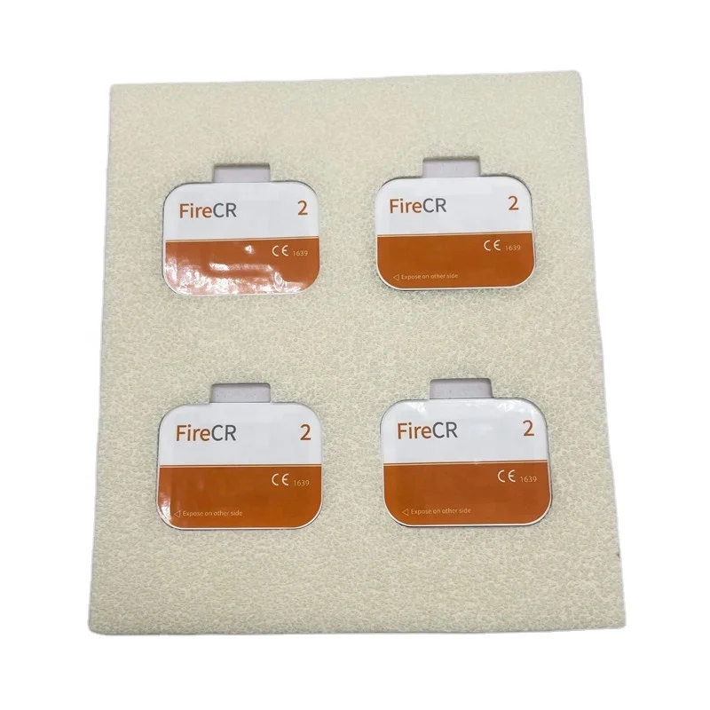 4PCs Dental Size2 PSP Imaging Plate Phosphor Plate FireCR  Phosphor Scanner Accessory