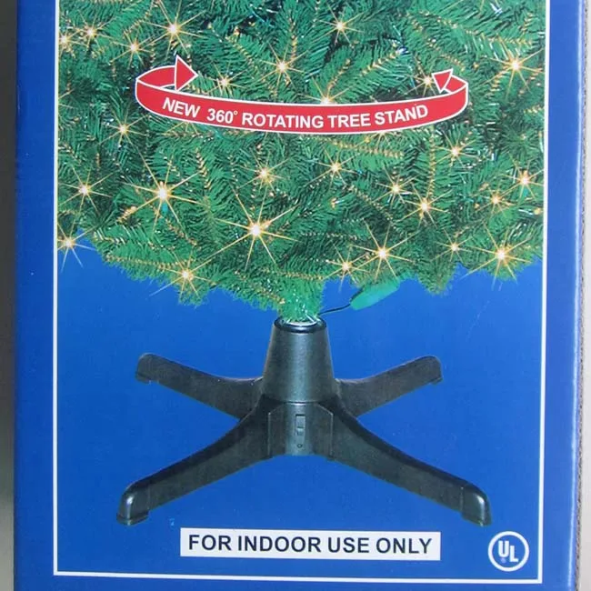 Soporte De Arbol De Navidad Giratorio De 360 Grados,220-250V