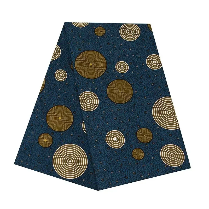 100% Polyester Africa Ankara Print Batik Fabric Real Wax Patchwork Sewing african batik Woman Dress