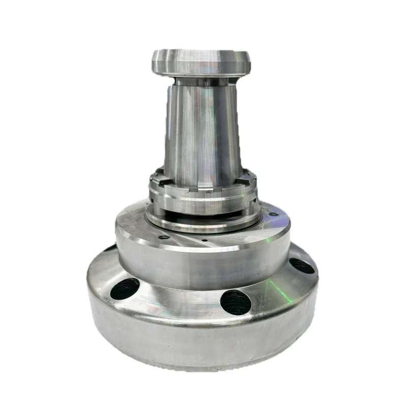 Manufacture 100MM Diameter Mini Flange Four Axis cartridge 7 hole Collet Fixture Chuck For CNC Milling Lathe Tool