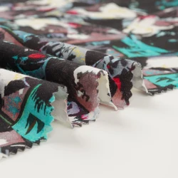 customized digital print cotton spandex Jersey fabric 32S Combed Organic Cotton t shirts fabric