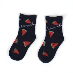 Hot Sale High Quality fashion kids socks Pure cotton cute print casual socks kids breathable sweat - absorbing sports socks kid