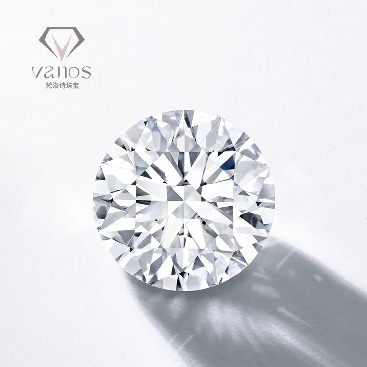 Wholesale Real Large Size 0.5ct 1ct 1.5ct 2 carat White DEF VS SI HPHT Synthetic Loose Diamond CVD Lab Grown Diamond Manufacture