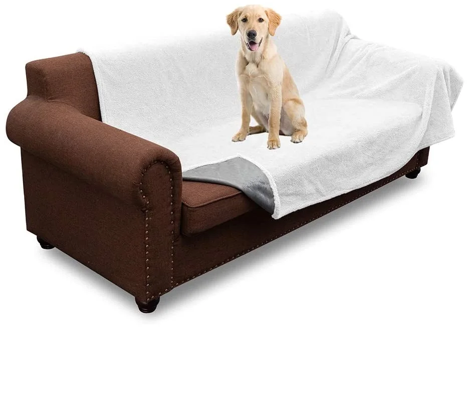 100% Waterproof & Reversible Bed Cover for Pets, Pet Sofa Blanket