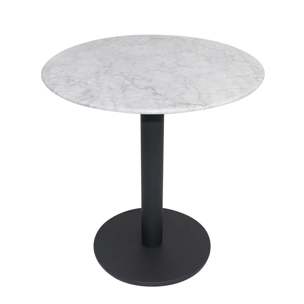 Modern Garden Restaurant Round Marble Top Balcony Coffee Table