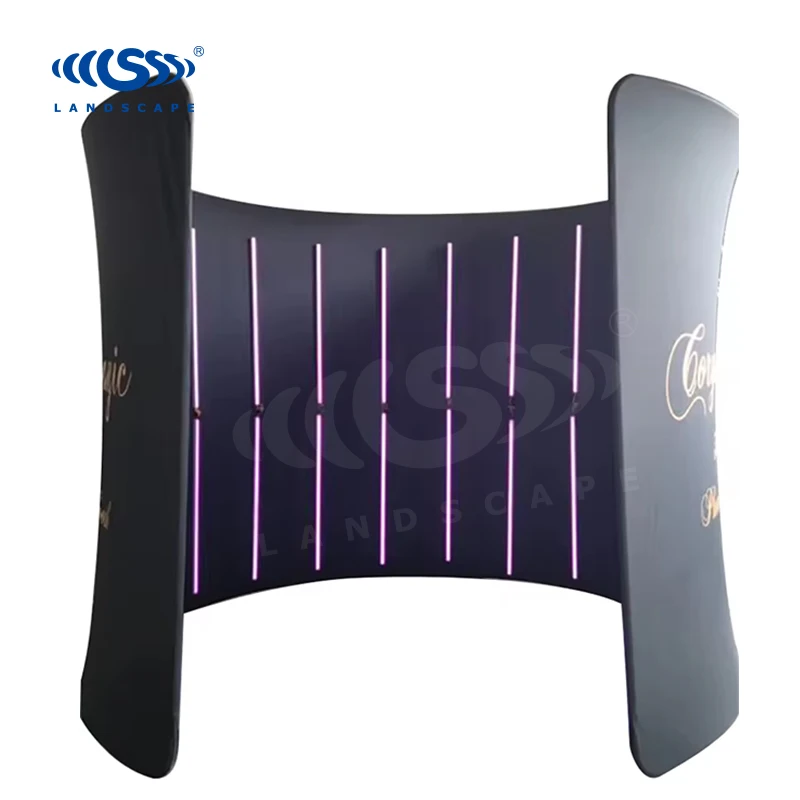 360 Photo Both Enclosure Factory Direct Sale 360 Video Booth Aluminum Alloy Photo Booth Enclosure Backdrop