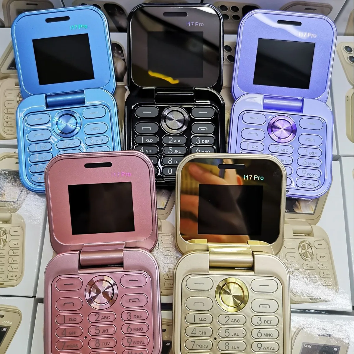 I17pro F660 F4 F5 F6 i16pro 105 106 3310 Flip Foreign Language Phone Party Gifts