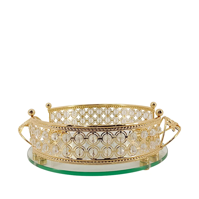 Genuine Small Serving Tray Round Ceramic Stroller Cup Holder And Snack Storage Dessert Table