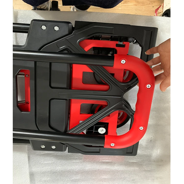 Wholesale Factory Customized Hand trolley cart foldable aluminum shopping trolley