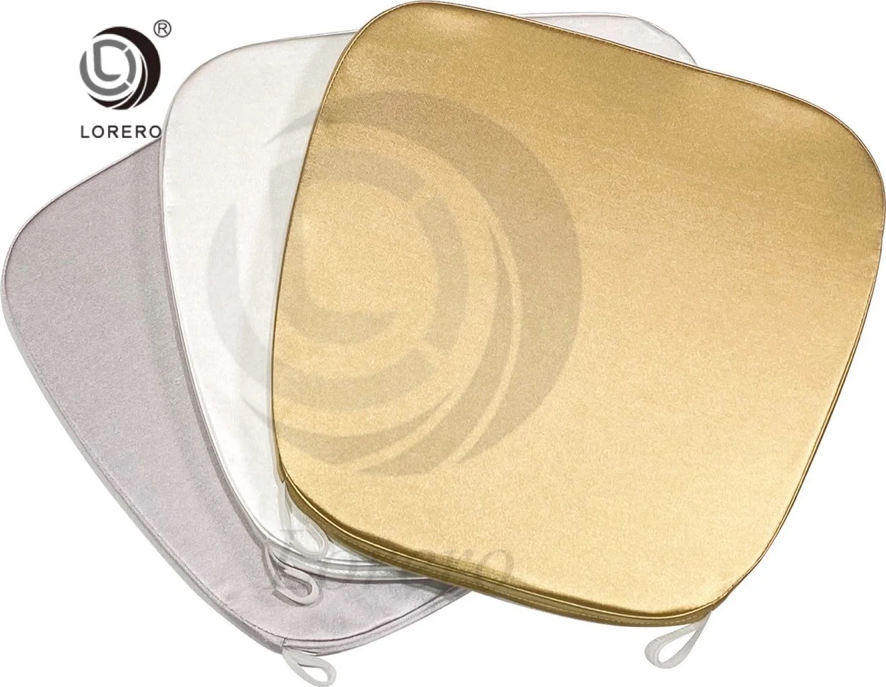 Wholesale High Quality Leather Fabric Wedding Tiffany Chiavari Chair Cushion