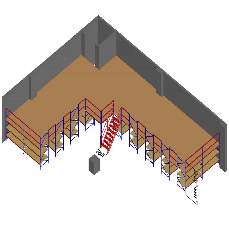 Pallet Palletrtificated Rack Mezzanine Systemplatform Mezzanine Steel Structure Floor Drawing Cad