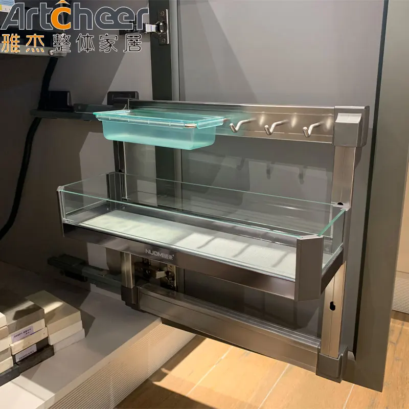 Ready to ship kitchen cabinet design U shape lacquer finish complete set sample available cheap price