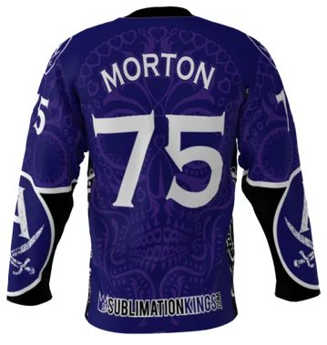 High Quality Ice Hockey Clothing 100% Polyester Mesh Men Ice Hockey Jersey