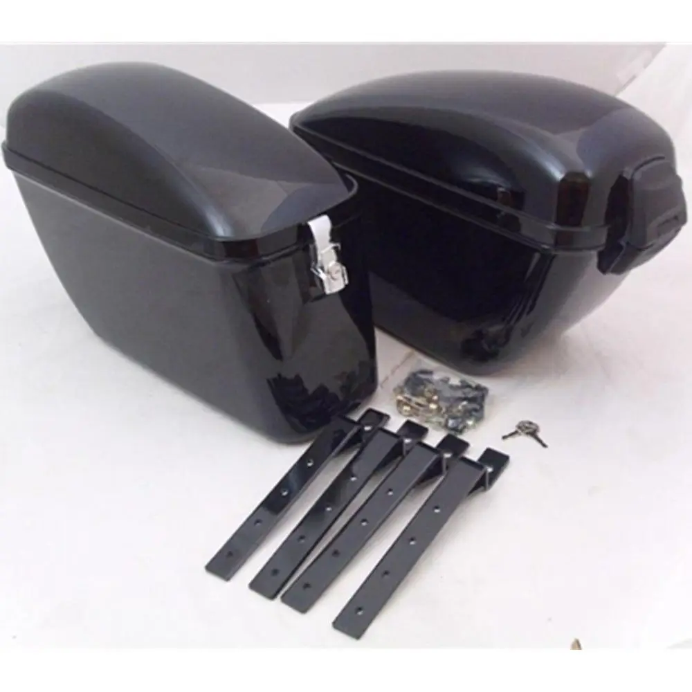 LW popular motorcycle hard saddlebags