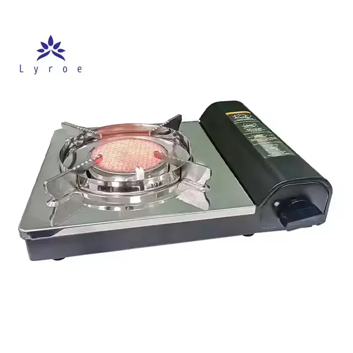 Lyroe Manufacturer Direct Square Outdoor Portable Small Burner Single Portable Gas Stove