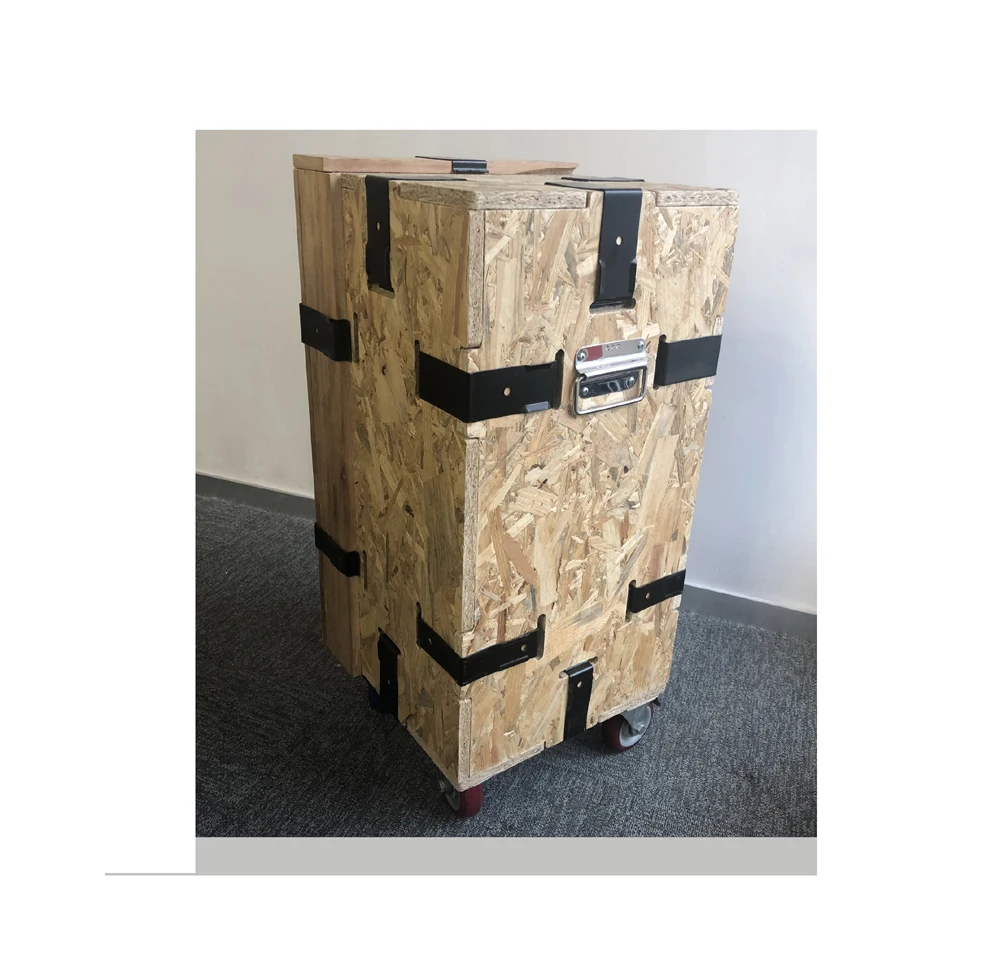 large stackable wooden crate logistics stackable moving crates and lockable storage crate from Chinese manufacturer