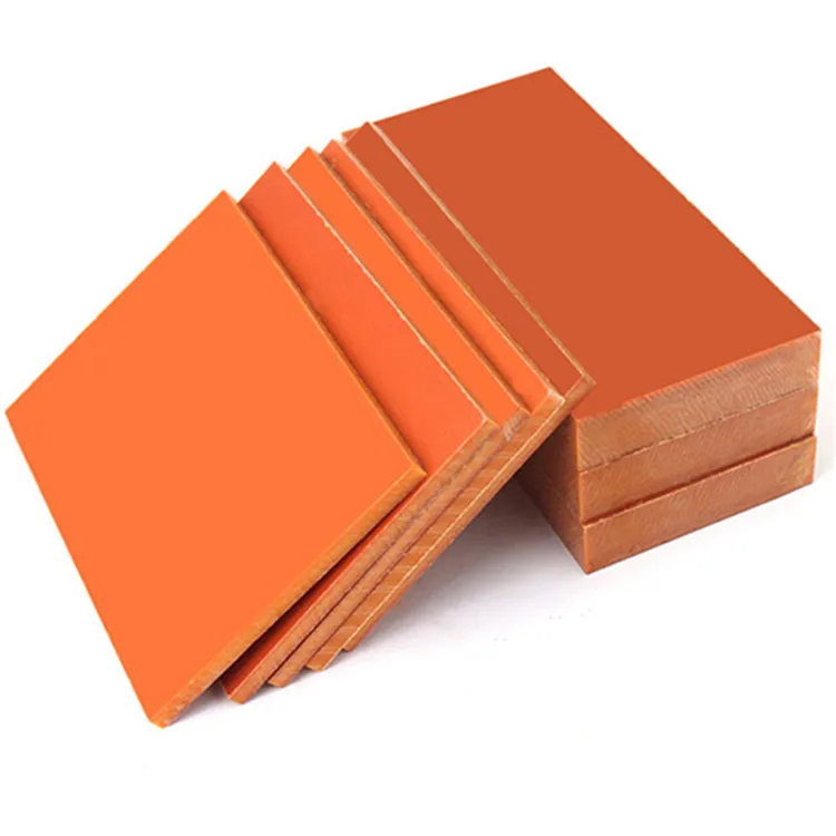 Engineering Insulation Phenolic Laminate Sheet Phenolic ESD CNC Black Orange Bakelite Sheet for engineering