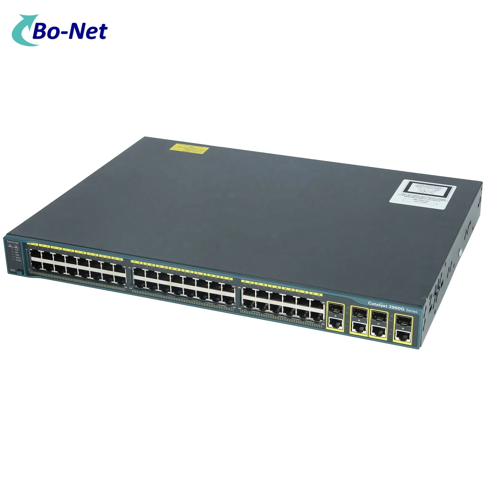 Оригинальная б/у WS-C2960G-48TC-L 48 портов 10/100/1000 гигабитный сетевой коммутатор 4T/для программирования в производственных