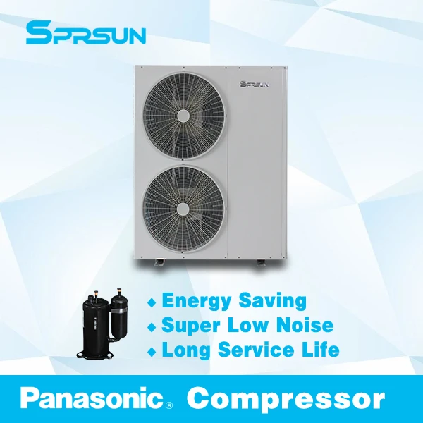 A+++ High COP OEM ODM 380V Monoblock R410A 16KW Air to Water heating cooling hot water DC Inverter Heat Pump