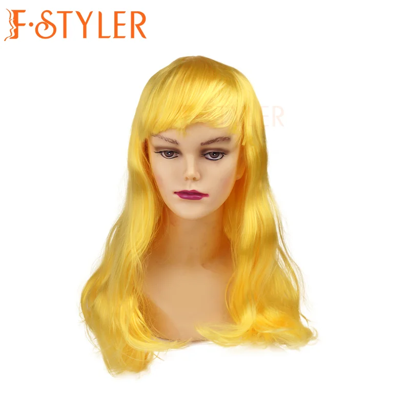 FSTYLER 2024 RTS Hot selling  cosplay hair Synthetic wigs party wigs wholesale bulk sale surplus clearance  one dollar  item