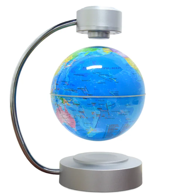 Dest top world earth map LED  rotating globe magnetic illuminated  floating globe magnetic levitating globe forr kids education