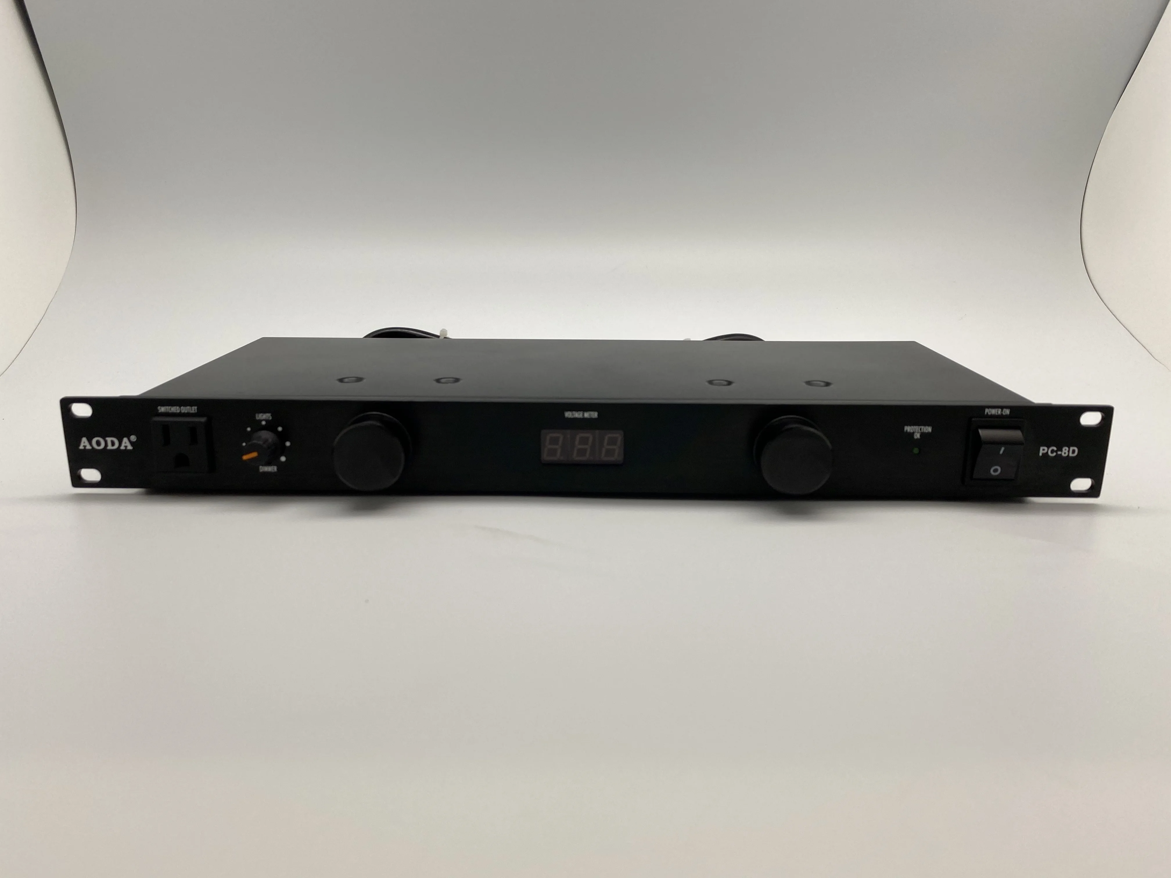 AODA Pro аудио PC-8D Профессиональный распределитель питания процессор наружная сторона цифровой светодиодный вольтметр 8 каналов выходов 50