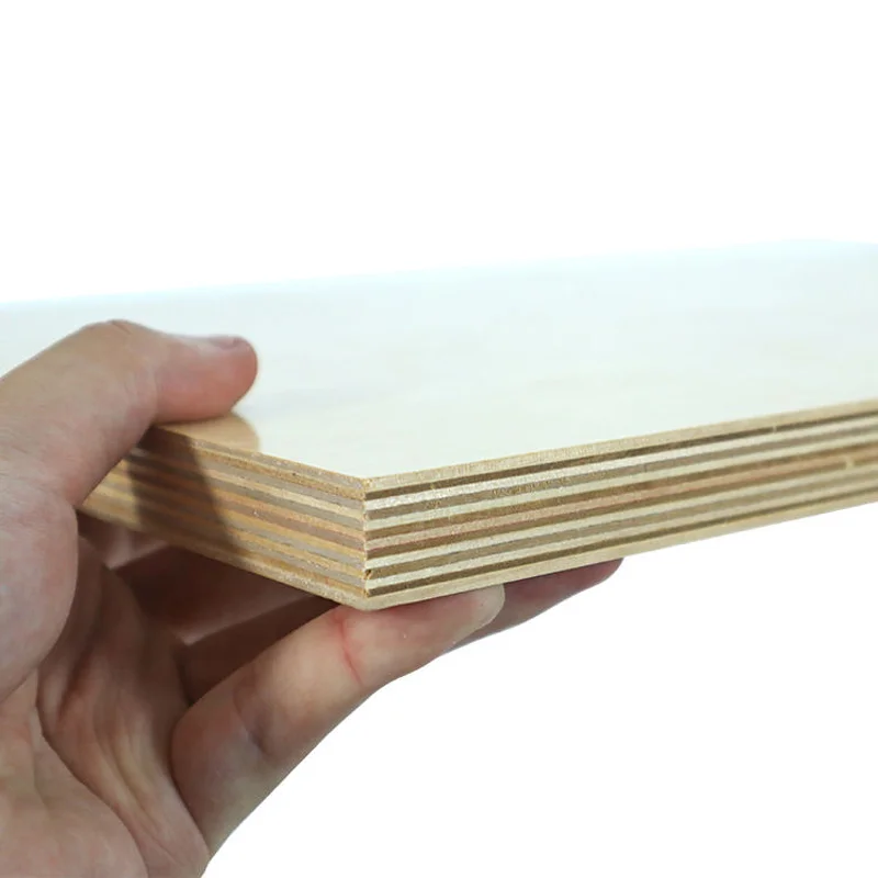 Thin sheets 1/8 size 3mm 4mm 5mm 6mm factory laser cut basswood plywood eucalyptus plywood