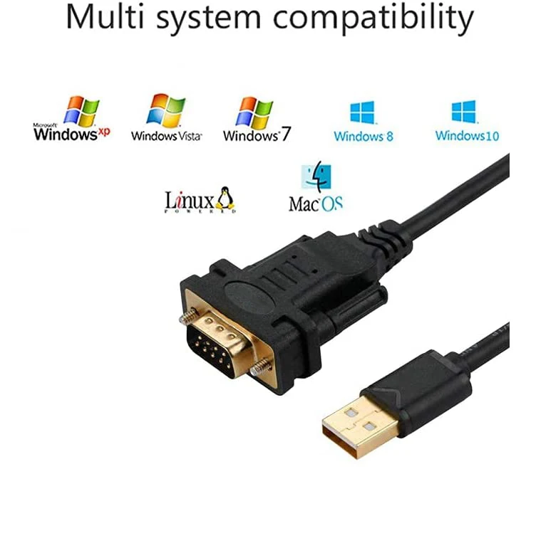 OEM USB A TO DP9 последовательный кабельный преобразователь с защитой от перенапряжения с кабелем FTDI RS232RL TTL RS232 функция 3,3 В 5,5 В