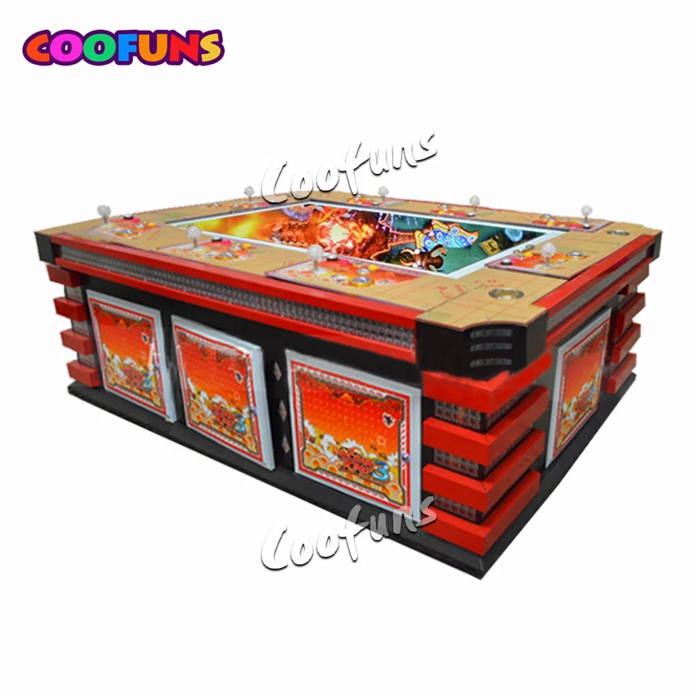 Golden Dragon 8 Players Fishing Game Cabinet Machine Arcade Fish Gaming Tables for Sale