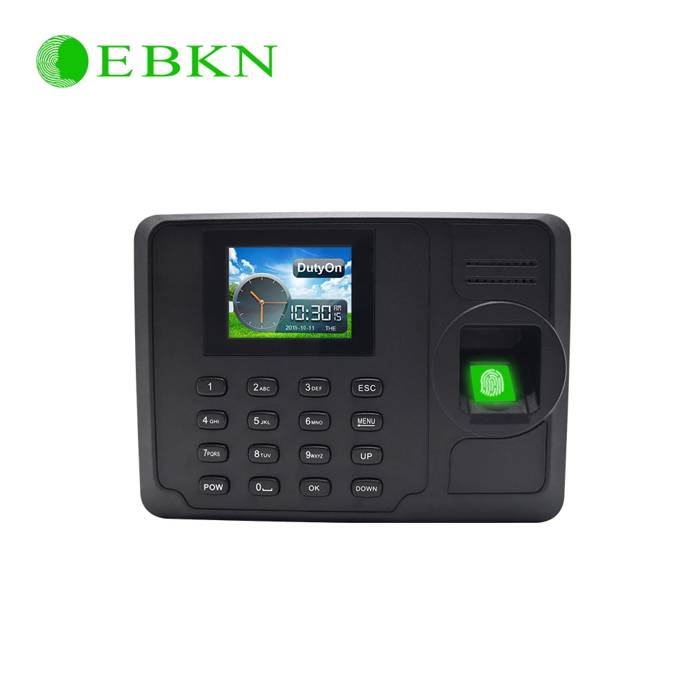 TCPIP Fingerprint Punching Machines Punch Monitoring System U Disk Fingerprint Proximity Card Reader Time Attendance
